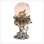 Wolf Globe Lamp