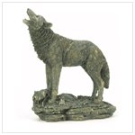 Antique Bronze Finish Wolf
