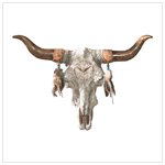 Bull's Skull Wall Clock