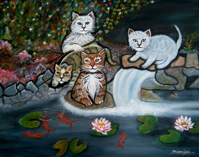 CATS IN THE WILD-Bold and striking animal landscape