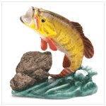 Large Mouth Bass Figurine