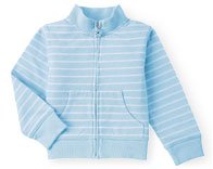 Gymboree Dandelion Wishes Blue/White Striped Jacket ~ Size 5 ~ GUC