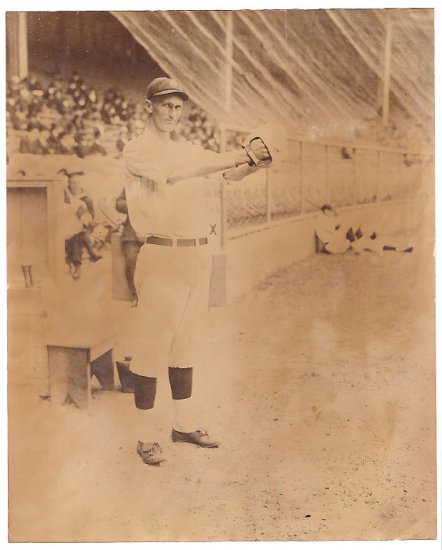 Real Photo-Edward "Slim" Love, New York (AL) baseball