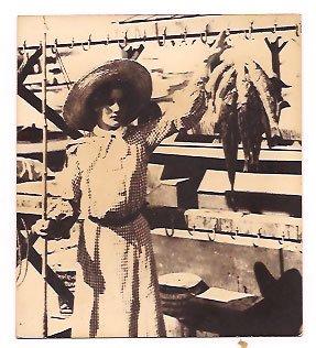 Real Photo of the Fishermaiden and her catch, Catalina Island California, 1906