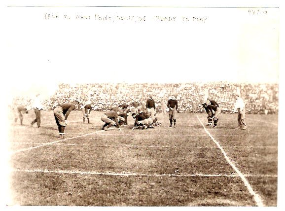 Real Photo of a football game between Yale and west Point in 1908