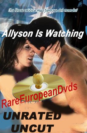 Allyson is Watching DVD Unrated Uncut Lesbian