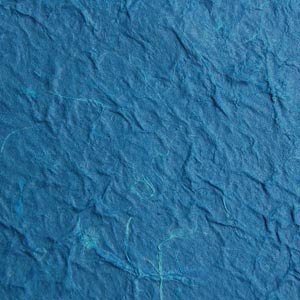 Medium Blue Heavy Weight Mulberry Paper 10 sheet pack