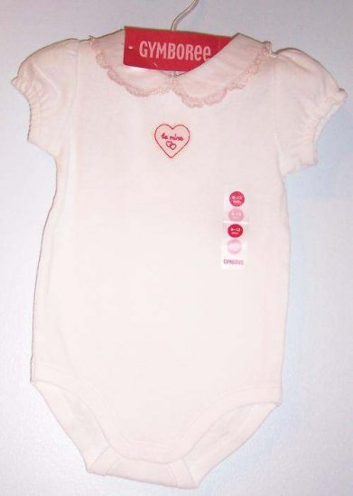 NWT GYMBOREE Valentine Be Mine Onsie 6-12M