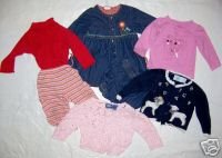 Girls 7 Piece Lot 12 Months Old Navy, Hartstrings, More