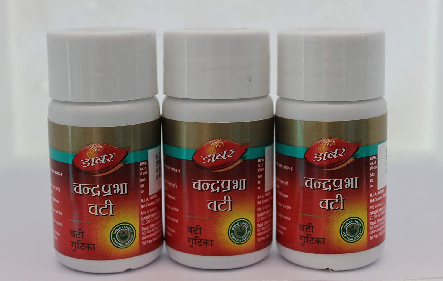 5 Pc Dabur CHANDRAPRABHA VATI 40 TAB Free Shipping