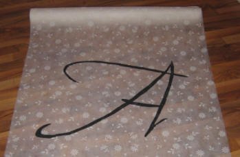 Custom Hand-Painted Aisle Runners