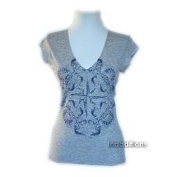 inadditions : New DONNA KARAN DKNY JEANS Nautical Tee Shirt Top Women's Extra Small X-Small