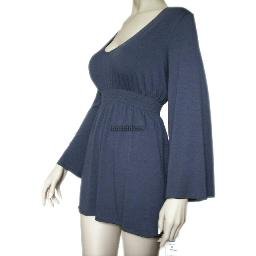inadditions : New SUNNY LEIGH Navy Blue Empire Waist Bell Sleeved Top Shirt Women's Extra Large