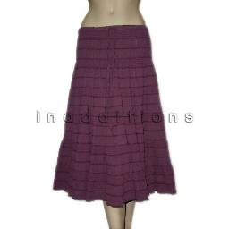 inadditions : New STUDIO M MAX STUDIO Full Crinkle Tiered Pull-On Drawstring Skirt Women's Large