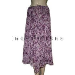 inadditions : New CHARTER CLUB Silk Blush Floral Print Handkerchief Hem Pull-On Skirt Women's 8