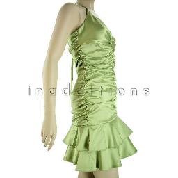Jessica McClintock Prom Dress Satin Flower Bubble