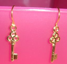 Mysterious Key Earrings