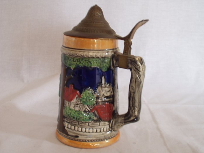 Beer Stein With Lid
