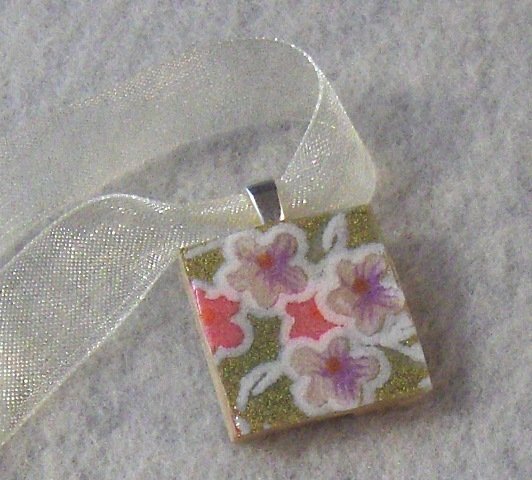 Chiyogami Pendant