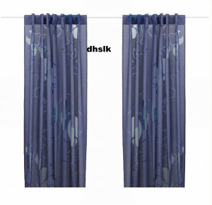 BLUE /BROWN DOTS SHEER CURTAIN PANELS (SET OF 2) | SHOP KIDS