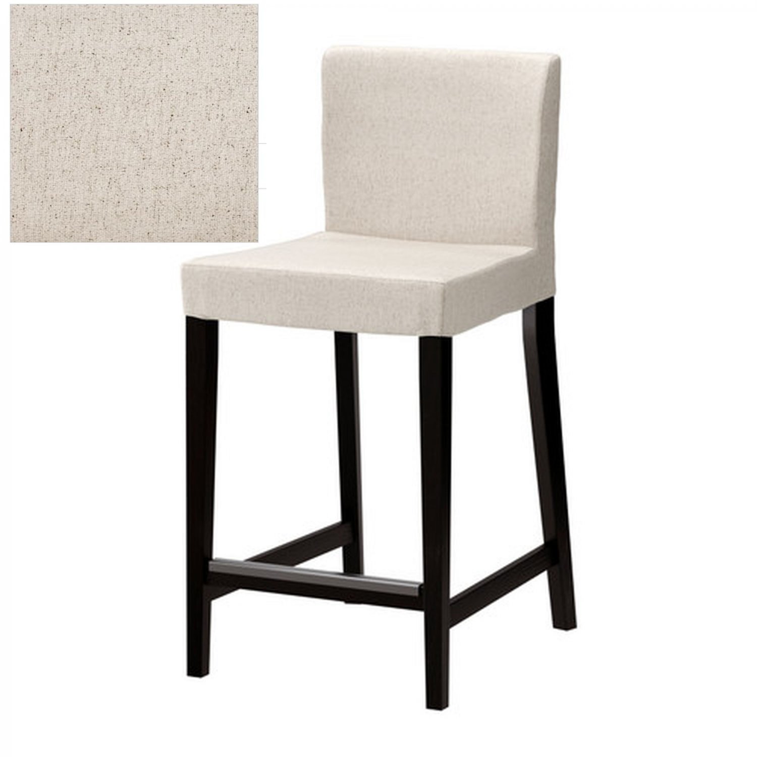  IKEA  HENRIKSDAL LINNERYD NATURAL Bar  Stool  SLIPCOVER 