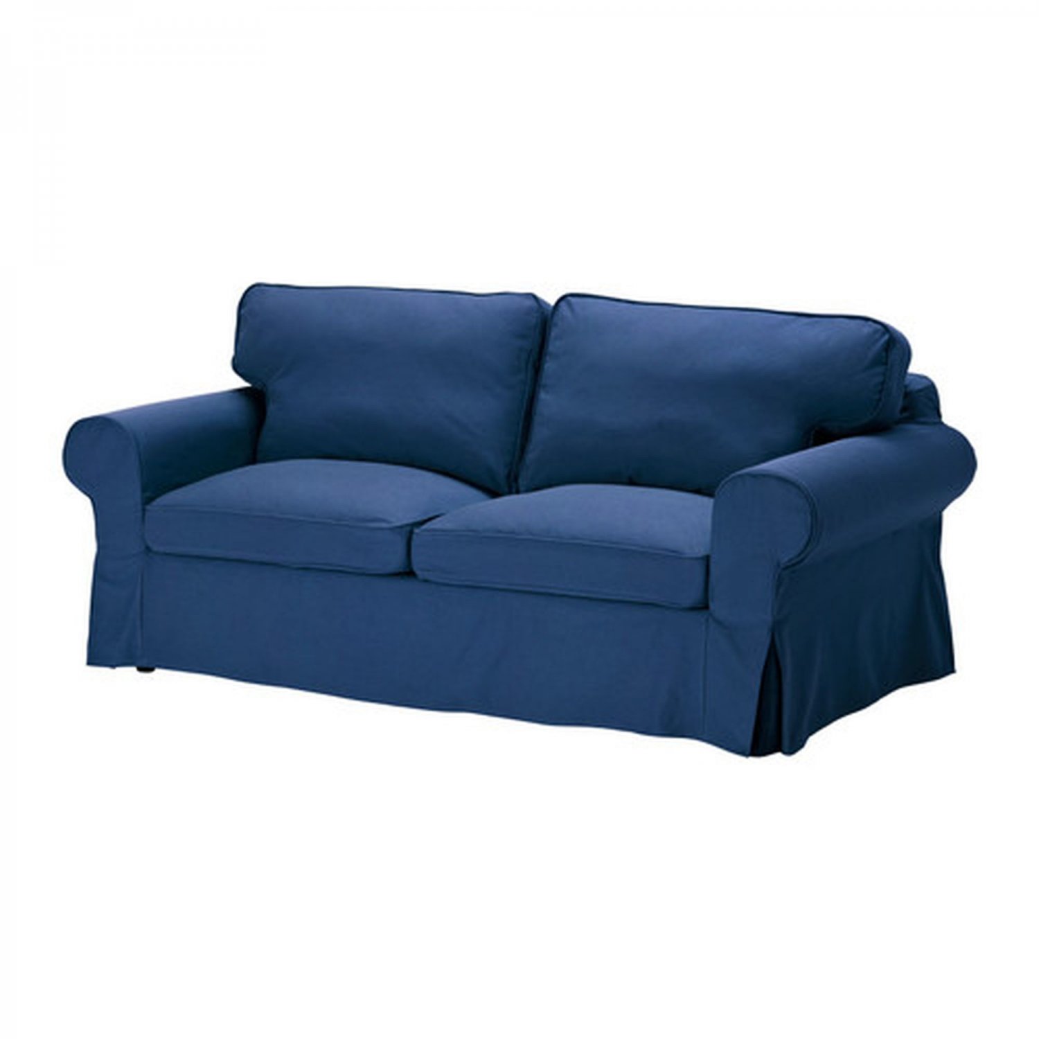 Ikea Ektorp 2 Seat Sofa Cover Loveseat Slipcover Idemo Blue 