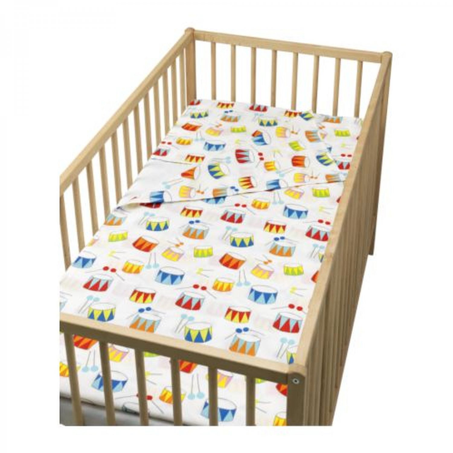 Ikea Infant Nursery Crib Bedding Vandring Skog Blue Duvet Set