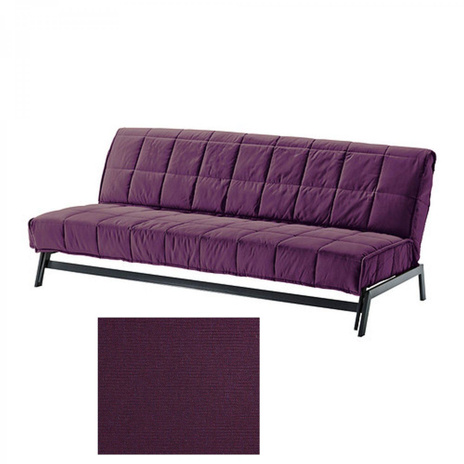 IKEA KARLABY Sofa Bed Sofabed SLIPCOVER Cover SIVIK DARK LILAC Purple