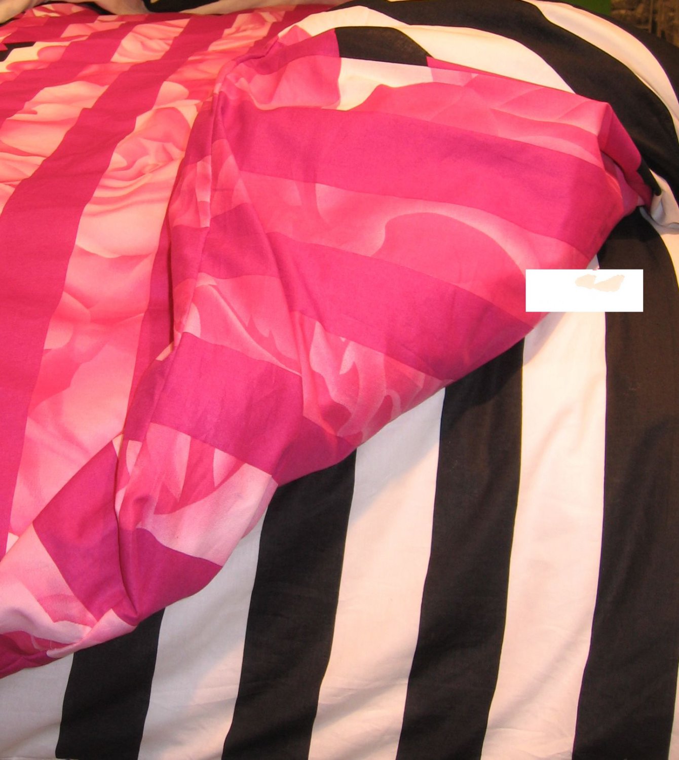 Ikea Myrlilja Queen Full Duvet Cover Set Pink Floral Black Stripe Ikea Myrlilja Queen Full Duvet Cover Set Pink Floral Black Stripe Retro