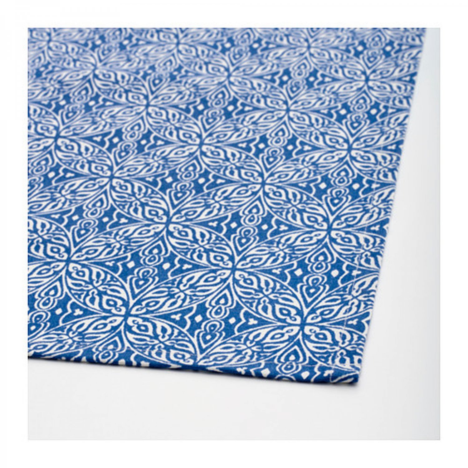 Ikea Sommar 2018 Tablecloth White Blue Ethnic Fl Cotton Limited Edition Summer Design Fabric