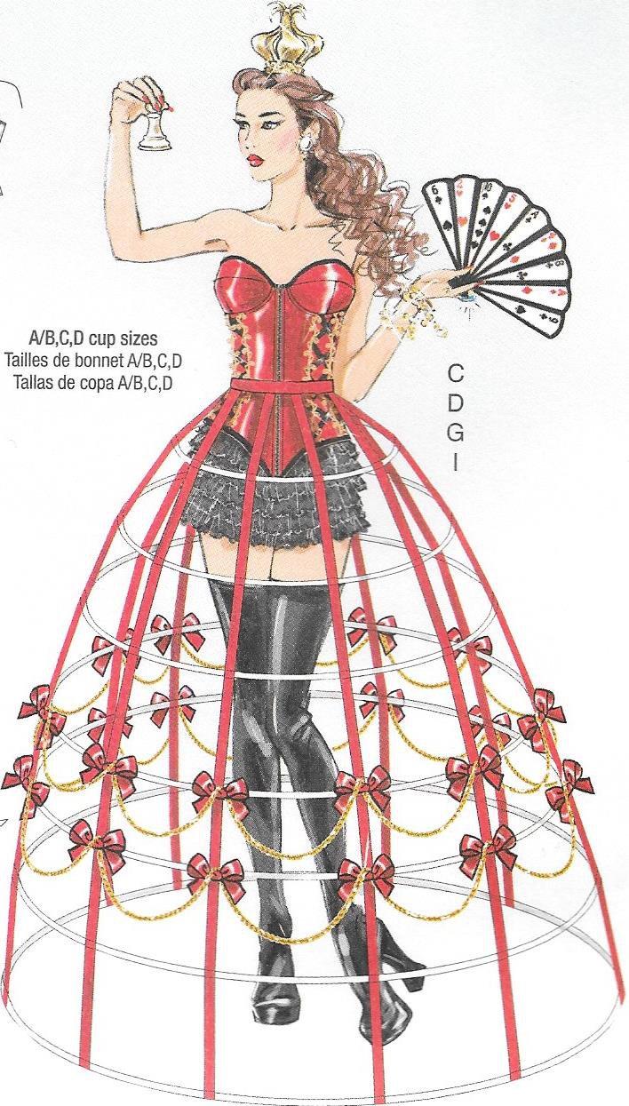 McCall's M7306 Corset Hoop Skirt Sizes 6, 8, 10, 12, 14 Costume Pattern