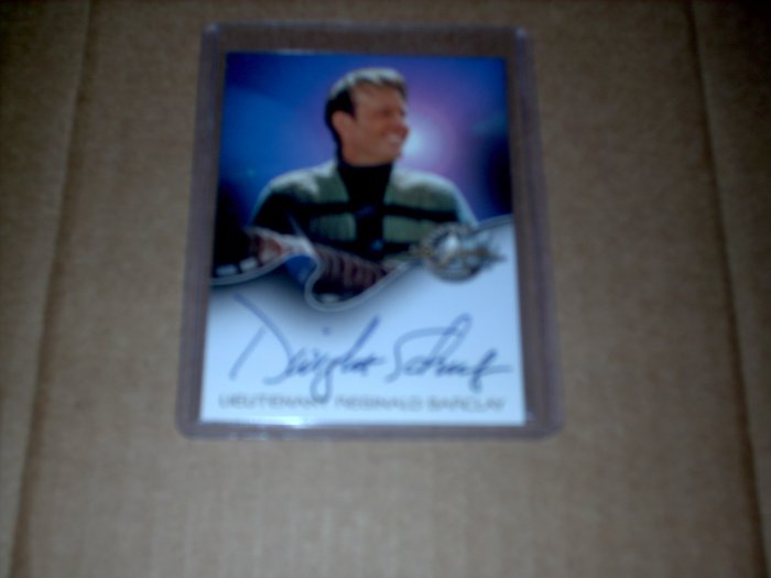 STAR TREK CINEMA 2000 AUTO A12 D. SCHULTZ +Ships Free!