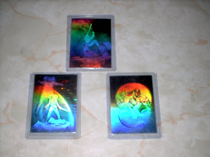 JEFFREY JONES 1 HOLOGRAM SET H1 H2 H3 + Ships Free!