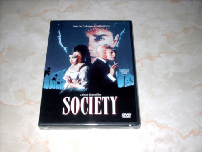 SOCIETY - BIZARRE + COOL MOVIE! - NEW SEALED DVD + SHIPS FREE