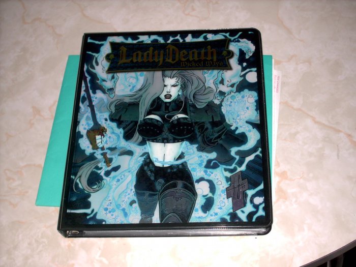 LADY DEATH IV WICKED WAYS BINDER, BASIC SET AND CHASE SET