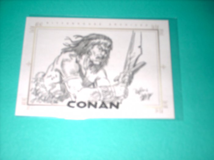 CONAN HYBORIAN AGE SKETCHAFEX CARD BY DAN DAY