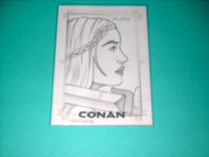 CONAN HYBORIAN AGE SKETCHAFEX CARD BY KRAIGER