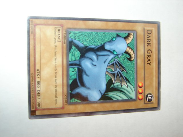 Yu-Gi-Oh card Dark Gray