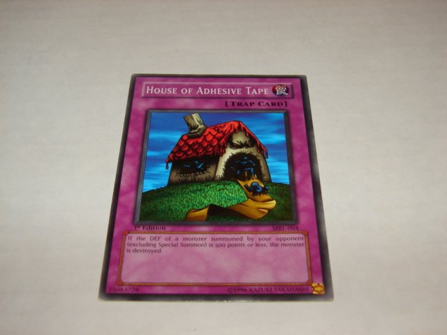 Yu-Gi-Oh cards House of Adhesive Tape