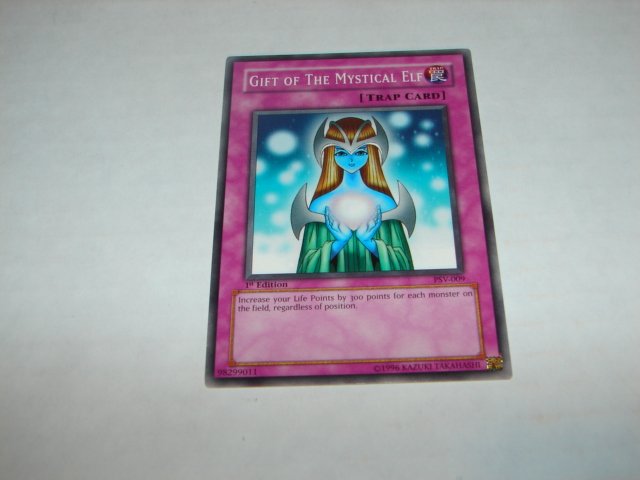 Yu-Gi-Oh card Gift of the Mystical Elf