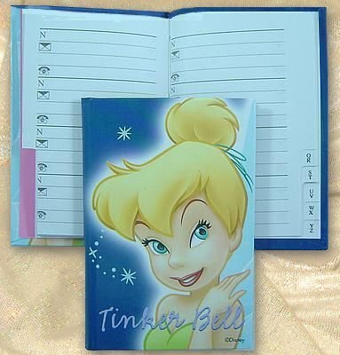 Tinker Bell Address Book - Blue