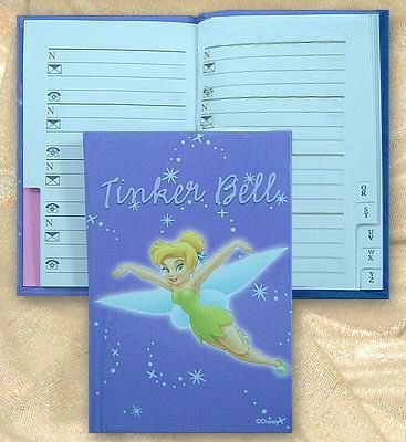 Tinker Bell Address Book - Purple