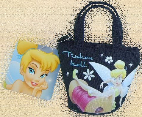 Tinker Bell Coin Purse - Black