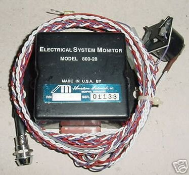 NEW!! 28V Aircraft Electrical System Monitor, 800-28