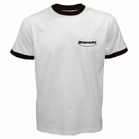 BIANCHI CYCLING ITALIAN FLAG RINGER T-SHIRT sz M (FREE SHIPPING WORLDWIDE!!)