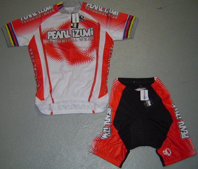 PEARL IZUMI UCI CYCLING JERSEY AND SHORTS KIT SZ L