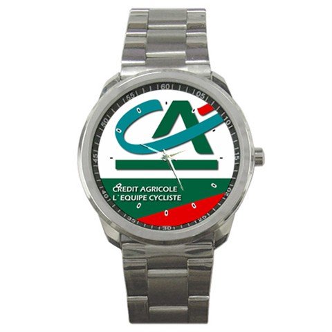CREDIT AGRICOLE TEAM CYCLE CYCLING WRIST WATCH NEW (FREE SHIPPING WORLDWIDE!!)