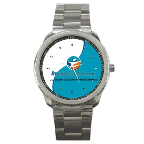 BOUYGUES TELECOM TEAM BIKE CYCLE CYCLING WRIST WATCH NEW (FREE SHIPPING WORLDWIDE!!)