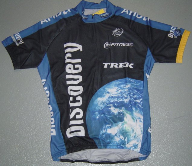 DISCOVERY CHANNEL 2007 CYCLING CYCLE BIKE JERSEY SZ XL