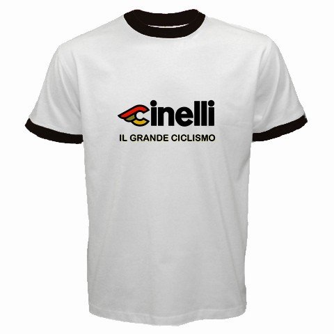 CINELLI CICLISMO CYCLE BIKE FRAME RINGER T-SHIRT SZ XXL (FREE SHIPPING WORLDWIDE!!)
